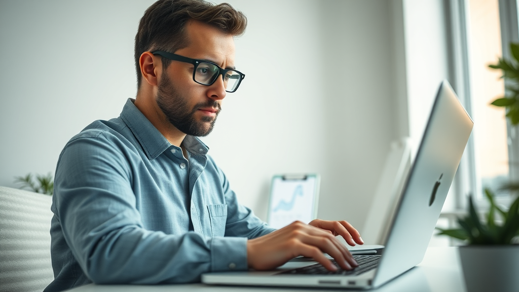 SEO expert analyzing keywords for cost-effective customer acquisition strategies.