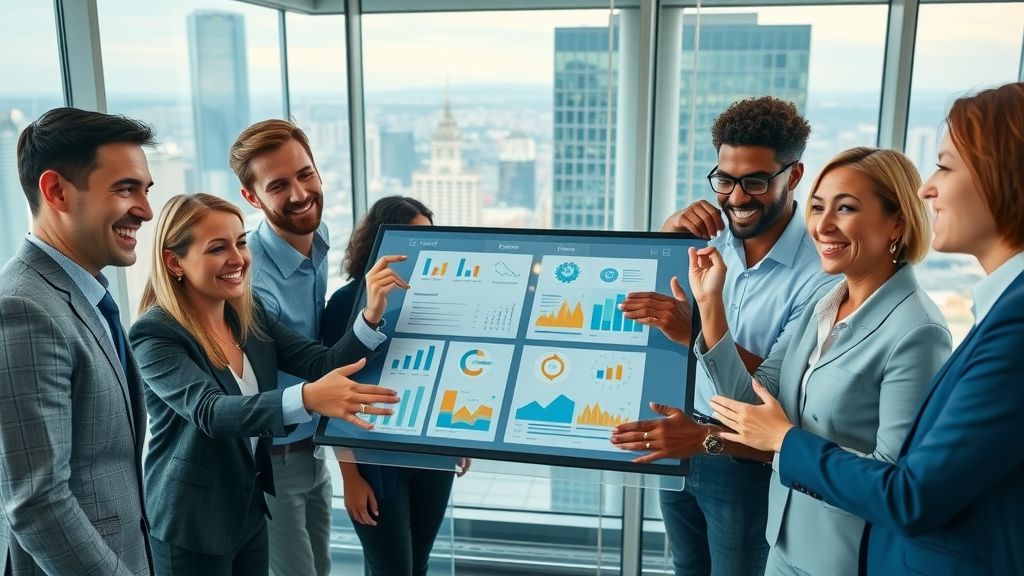 team launching a marketing campaign with multichannel strategy